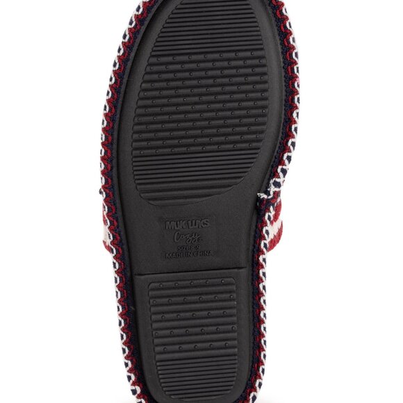 MUK LUKS Men's Rib Knit Scuff Slipper with Matching Bottle Sweater NWT - Picture 5 of 8